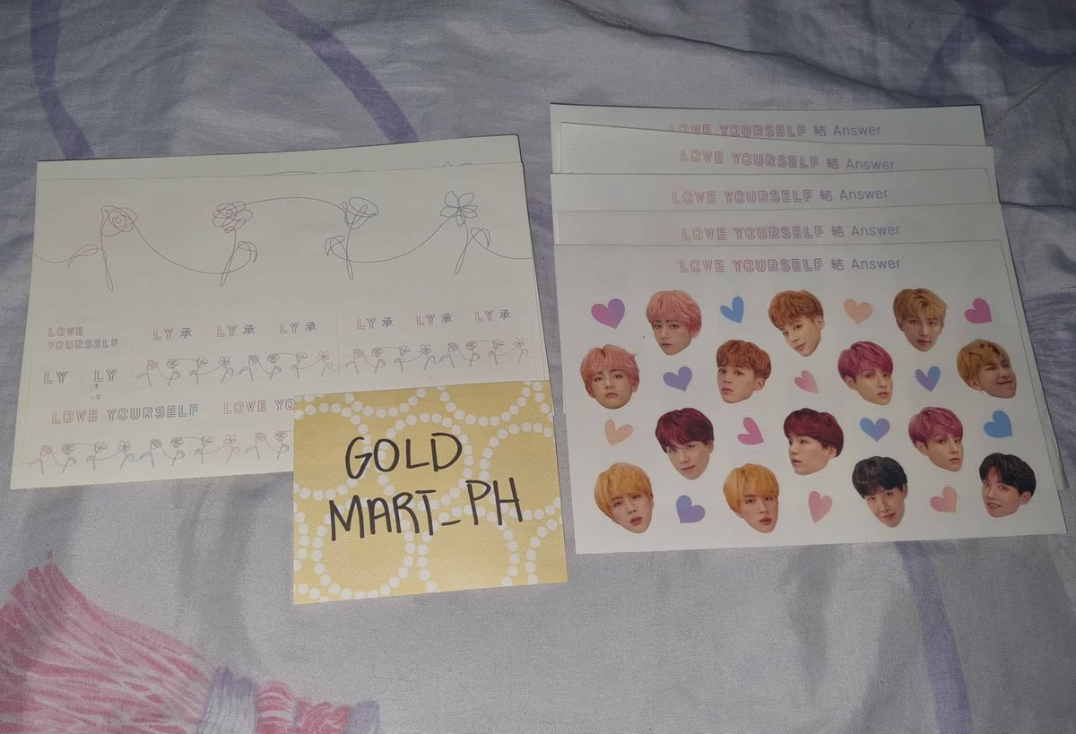 goldmart_ph's tweet photo. #GoldMartPhOnhand 

WTS LFB || BTS LY Stickers

PHP40 ea

▫️Reply mine/DM to order
▫️Can do COD thru shopee checkout 
▫️PAYO = Discounts 

DOP: 7 days after OC

HELP RT TY!! ❤ https://t.co/98Yk1viVwD