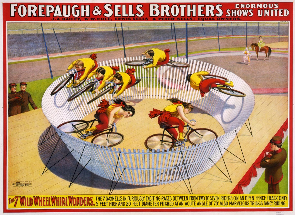 teo4all's tweet photo. 1902 poster for the Forepaugh &amp; Sells Brothers circus https://t.co/3CbhPZq4PP