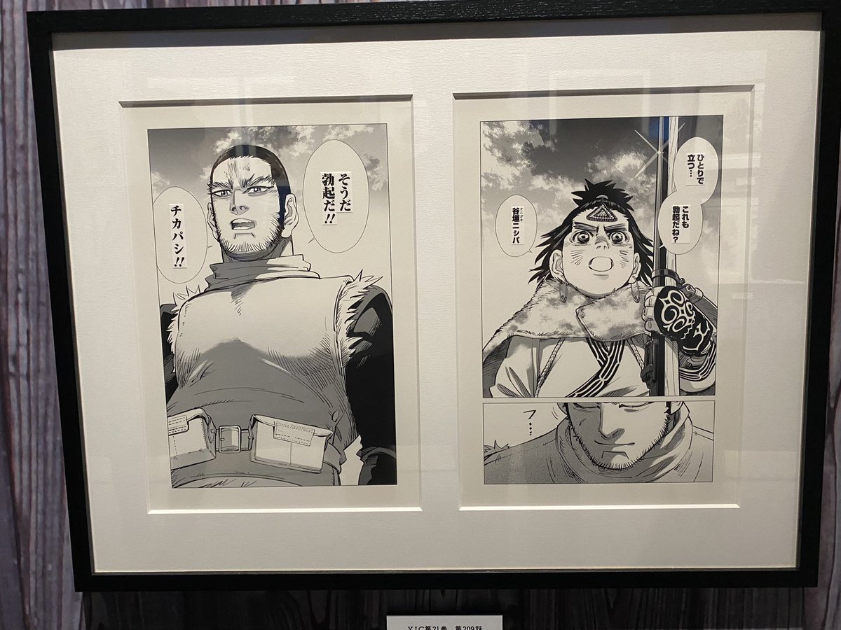 ゴールデンカムイ展満喫してきました!!平日なのに老若男女色んなファンの人が集まっててさすが金カムでした。谷垣ファンは展示最後に野田サトル先生入魂の谷垣ニシパの一枚絵が飾ってあるのでおすすめです🤣💪 