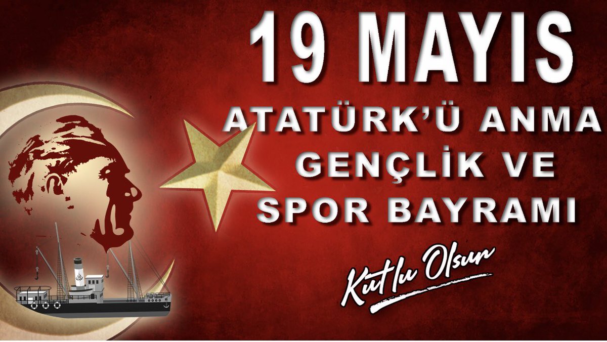 mebhbogm's tweet photo. 19 Mayıs Atatürk’ü Anma, Gençlik ve Spor Bayramı Kutlu Olsun.

@sdulger43 
@tcmeb https://t.co/QScuPgkIBJ