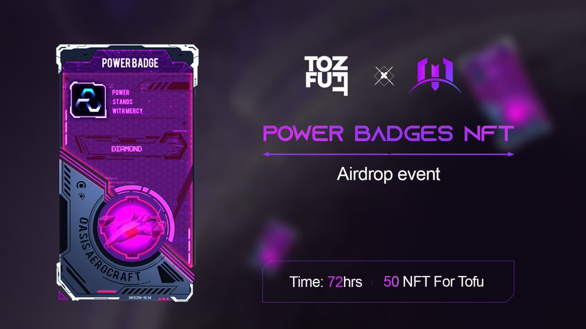 🎉MetaOasis Giveaway🎊

🔥Get hyped!! MetaOasis is going to giveaway.
🏆50x WL.Let's go to get it🏄

To enter:
1️⃣Follow  <a href="/TofuNFT/">tofuNFT📛The largest multichain NFT marketplace</a> &amp; <a href="/Metaoasis_/">MomoAI☮️🥝</a> 
2️⃣Like &amp; RT &amp;Tag 3fren
3️⃣Join discord:discord.com/invite/metaoas…

⌛️Winners will be announced in 72h⚡️

#Giveaway #Airdrops #Whitelist #wl