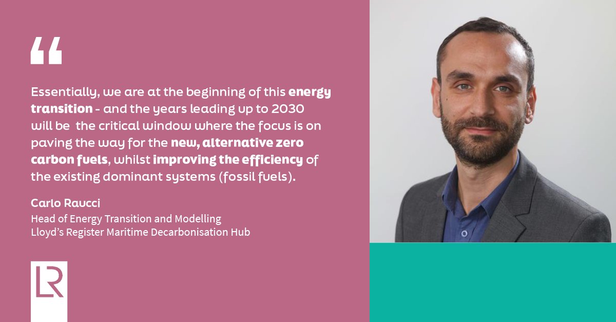 LR_Marine's tweet photo. LR's Carlo Raucci shared his insights on shipping’s #decarbonisation journey leading up to 2050 at ABB's 'Turbocharging Sustainability in Shipping' event last week. Find out more in this @Bunkerspot article: https://t.co/Qn2TxbHcrl https://t.co/9NiqIDbPpF