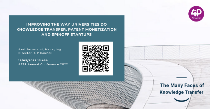 4ipcouncil's tweet photo. Today Axel Ferrazzini (Managing Director @4ipcouncil) will talk at @astp4KT Annual Conference about an exciting new project for Universities. A new framework to improve knowledge transfer, patent monetization and innovation. #Lisbon #astp4KT
⏰ 13:45h
https://t.co/R3jrREMsYH https://t.co/d09tjOz6l4