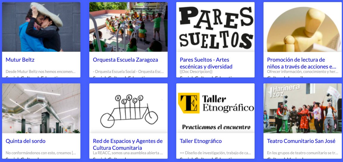 Frente a lógicas competitivas, creemos en lo replicable, la colaboración y el conocimiento abierto como el mejor escenario para q la #culturacomunitaria siga creciendo y ampliando límites 🙌🌱

Conoce, inspírate y comparte tu proyecto en nuestra #wiki 🤩
➡️culturacomunitaria.es/wiki/Inicio