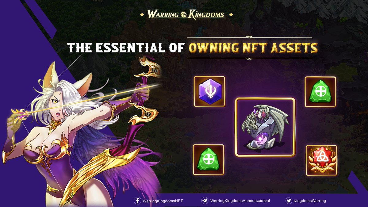 🌟 THE ESSENTIAL OF OWNING NFT ASSETS 🌟

💎 Players need to own the NFT assets to play the game. 
💎 Especially, these NFT assets will help players claim fascinating prizes and top-ranking positions. 

#WarringKingdoms #PlayToEarn #NFTGame #GameFi #P2EGame #WKT #WK