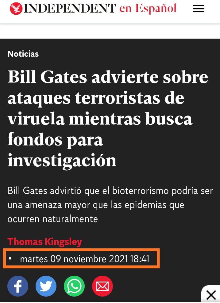 Agenda2030_'s tweet photo. El tito Bill Gates siempre por delante.

#ViruelaDelMono https://t.co/us09IXbohg