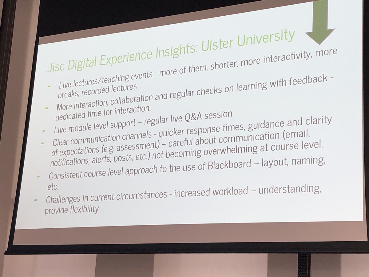 Some familiar feedback from students in <a href="/UlsterUni/">Ulster University</a> about what helps everybody learn. <a href="/InclusiveUCC/">Inclusive UCC</a> symposium @JamesNorthridge