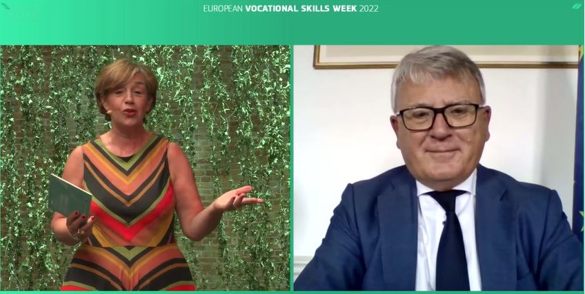 EU_Social's tweet photo. "Our work is guided by the European Pillar of #SocialRights and its 20 principles. #VET actually underpins the very first principle of the Pillar: the right to quality and inclusive education, training and life-long learning."
- @NicolasSchmitEU at #EVSW2022 #EUVocationalSkills https://t.co/Ar83iXLBuI