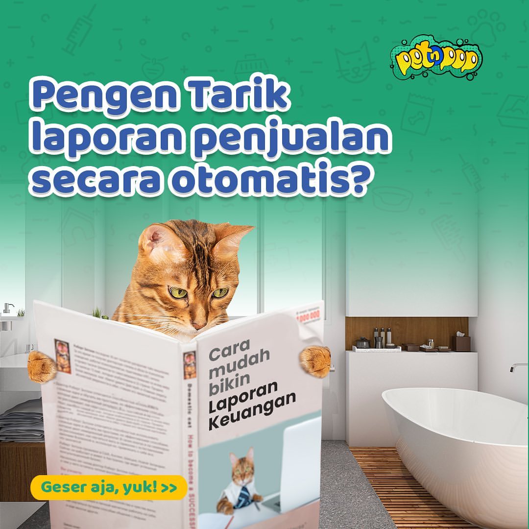 petnpop's tweet photo. Laporan otomatis pakai Aplikasi Kasir PetnPop!

Semua fitur PetnPop dirancang khusus untuk bisnis Pet. Serba praktis saat rekap laporan penjualan, laba rugi, sampai urusan stok barang Pet Shop kamu.  #PetnPop https://t.co/r2bGLIaOmt