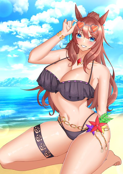 #ウマ娘 #マルゼンスキー生誕祭
水着マルゼンスキー 