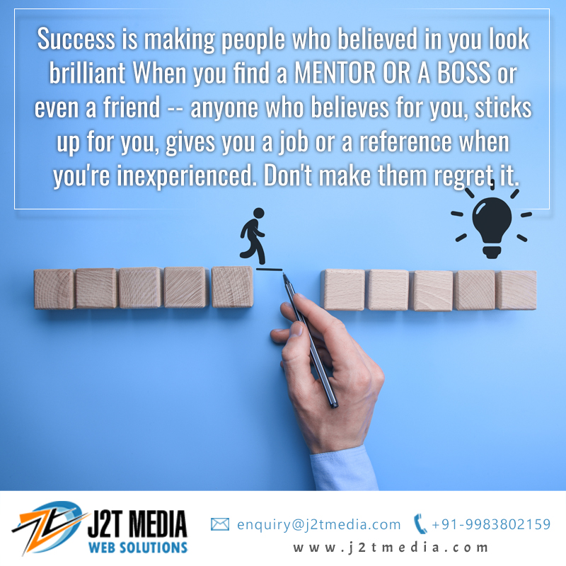 j2tmedia's tweet photo. Success is making people who believed in you look brilliant. 
#j2tmedia #j2tmediawebsolutions #businessservices #businessgrowth #inspirationalquotes #successquotes #boss #life #work #workofart #workingplace
#quote #motivationalspeakers
https://t.co/Fm5oAxaJbZ https://t.co/5QVMj0DJod
