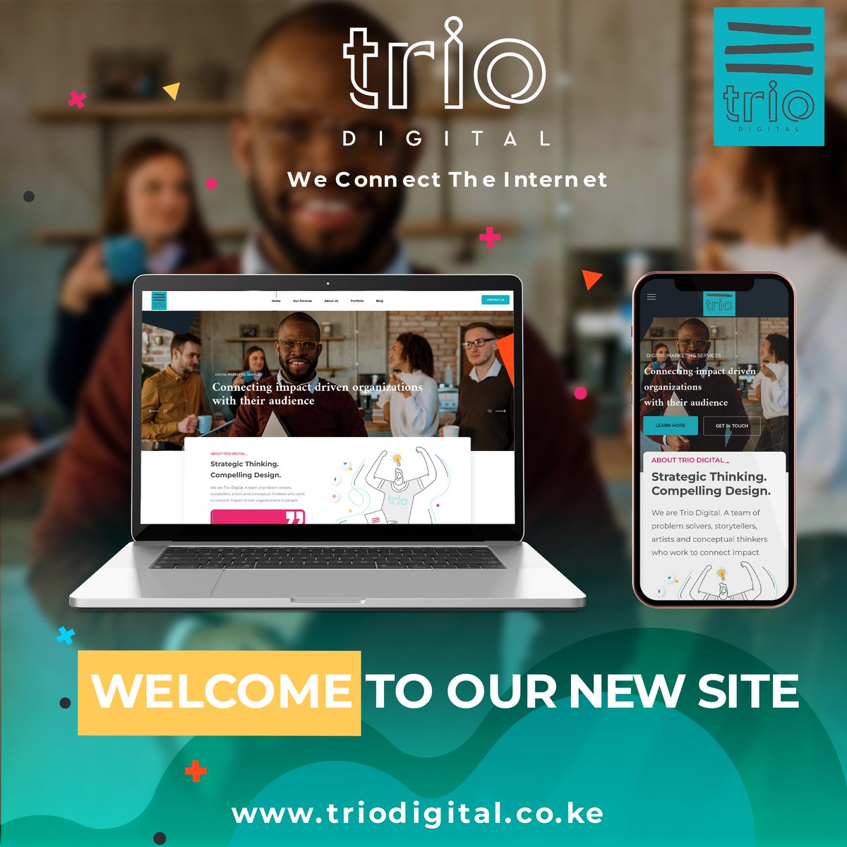 TrioDigitalKe's tweet photo. We believe a #brand is an ever-evolving tapestry of who an organization is. We constantly evaluate who we are and what #value we bring to our clients. After an unbelievably fun experience, we are proud to introduce you to our new #website.
Check us out on https://t.co/4aH1kjRURI https://t.co/pO0tw3wlsx