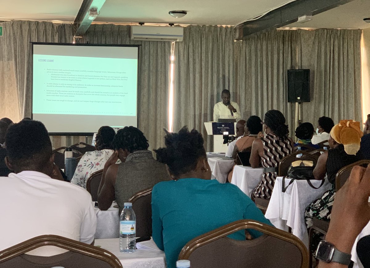 AsaphMuvunyi's tweet photo. “We use around 30 radios across the country to reach a larger audience at ago with the same message. We also have a YouTube channel that has both drama series” ~ Ronald Ahirirwe, country director PMC

#PMCUganda #ImpactOfDramas https://t.co/BiR8Wi377d