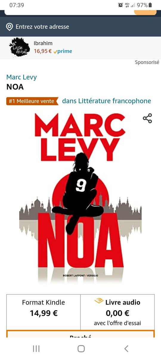sperrierreplein's tweet photo. 🔴📻 Retrouvez @Marc_Levy sur @franceinter dans l'émission @LaBOInter à l'occasion de la parution de #NOA 
"J'ai adoré NOA. C'est passionnant! " @Nagui 🙏🤩🎉
@robert_laffont @versilio @Editis_officiel
#groupe9 #espionnage #hackers #aventure #BOInter https://t.co/uODh1gblpZ