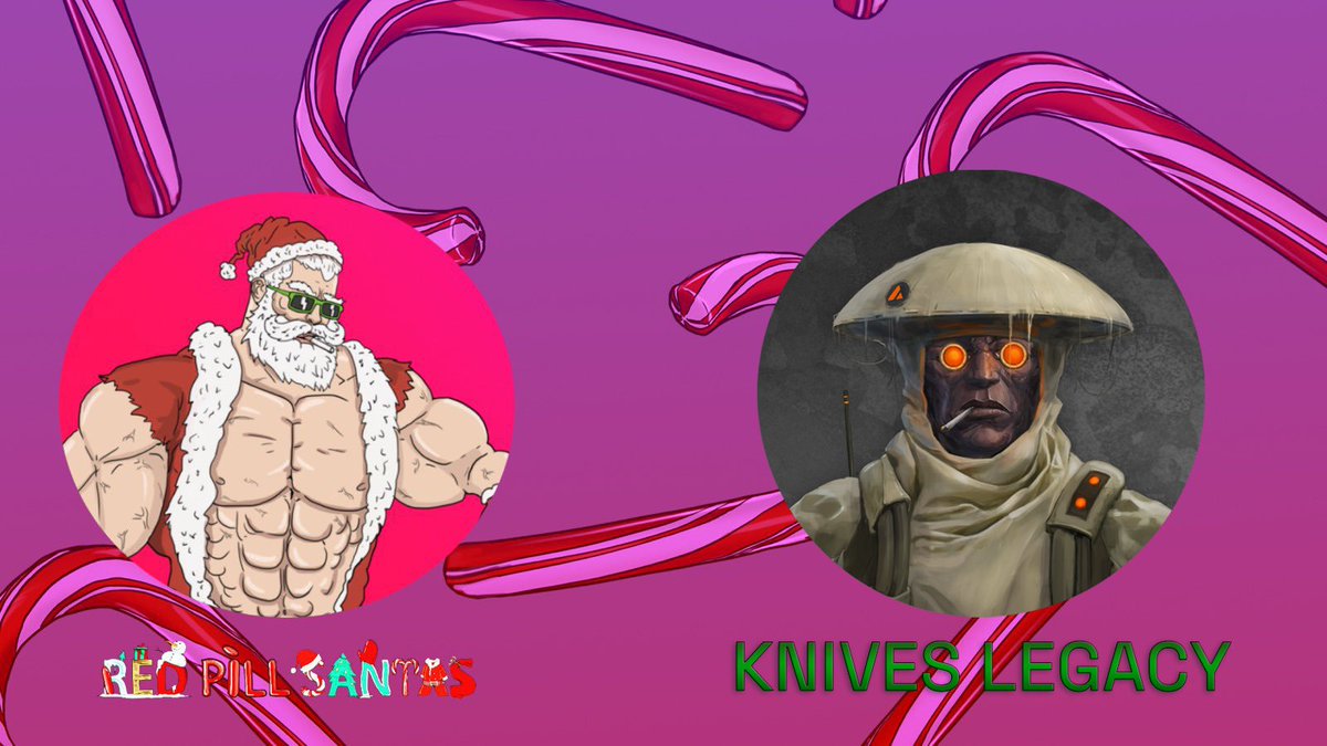 KNIVES LEGACY🔺 (@kniveslegacynft) on Twitter photo 🔪FRENSHIP #GIVEAWAY🎅
We are giving away 1 RedPillSanta NFT and 3 WL spots
🎁To enter:
✅Follow 
@RedPillSantas
<a href="/KnivesLegacyNFT/">KNIVES LEGACY🔺</a>
✅Like & RT
✅Tag 2 friends
➡️ Bonus Join discord: 
discord.gg/kniveslegacy
discord.gg/redpillsantas
⏳:48 hrs
#AVAX  #NFTGiveaway #Avalanche 🔪FRENSHIP #GIVEAWAY🎅
We are giving away 1 RedPillSanta NFT and 3 WL spots
🎁To enter:
✅Follow 
@RedPillSantas
<a href="/KnivesLegacyNFT/">KNIVES LEGACY🔺</a>
✅Like & RT
✅Tag 2 friends
➡️ Bonus Join discord: 
discord.gg/kniveslegacy
discord.gg/redpillsantas
⏳:48 hrs
#AVAX  #NFTGiveaway #Avalanche