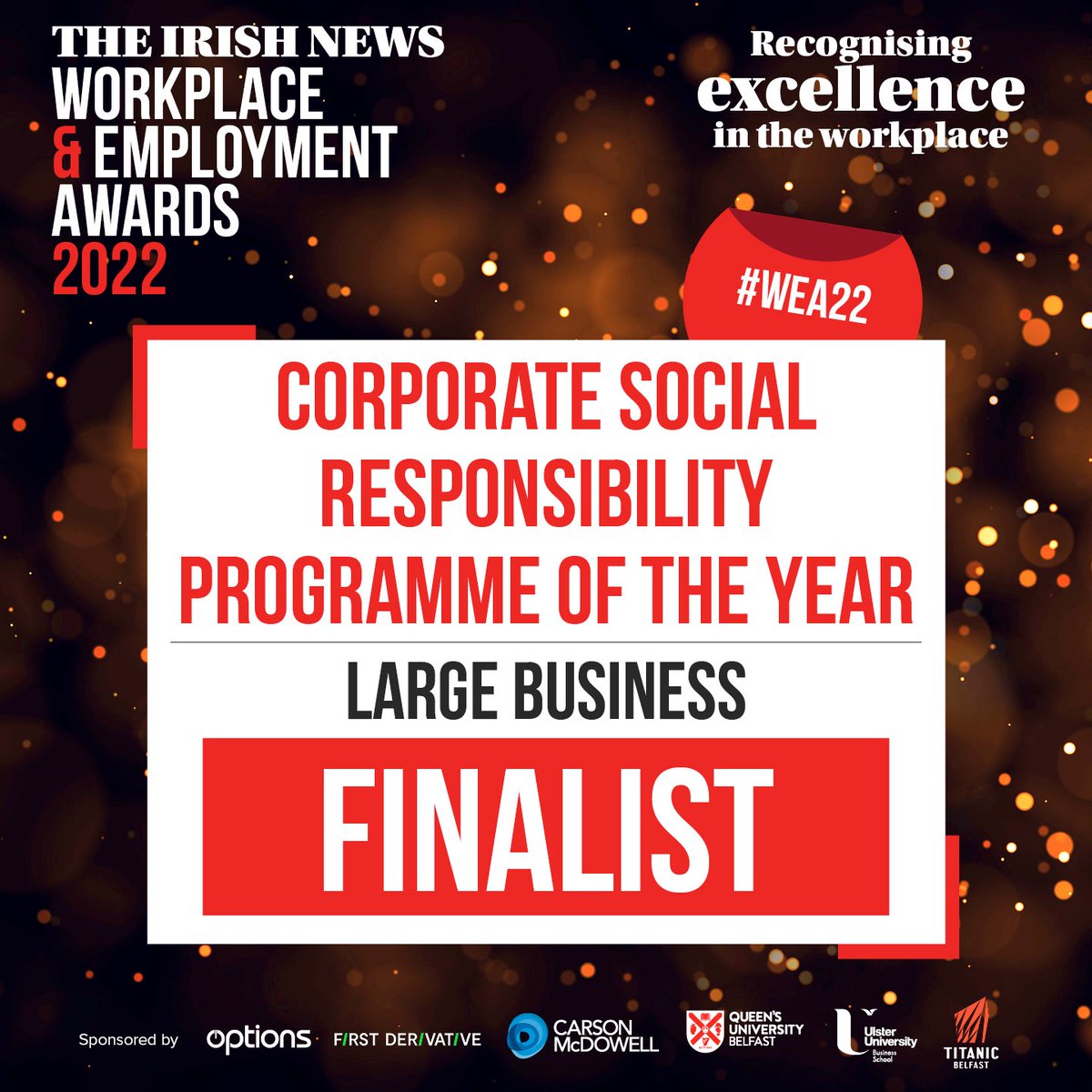 CivicaUK's tweet photo. We're delighted to be part of this finalist team supporting our customer, the Department of Health Northern Ireland at the  @irish_news Workplace and Employment Awards 2022! 🏅We've got everything crossed for the awards night! 
#WEA22 #Awards #HealthandCare #NorthernIrelandTech https://t.co/BSlYkWiMif