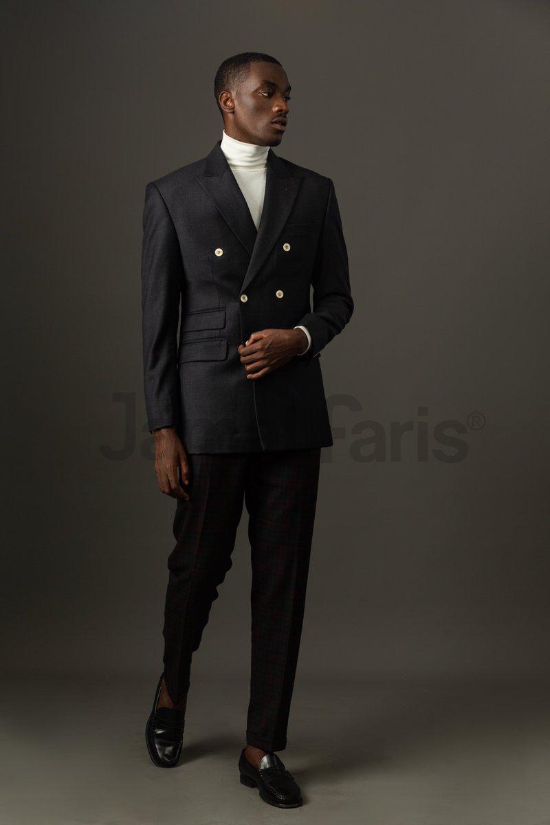 Step into a room and make a statement in our “Fadel” blazer and “Nael” pants two piece. 

Blazer- N110,000/$265
Pants- N60,000/$145

#jamalfaris #JF  #jamalfarisman #abujafashion #pinterest #AbujaTwitterCommunity #fashion #Abuja