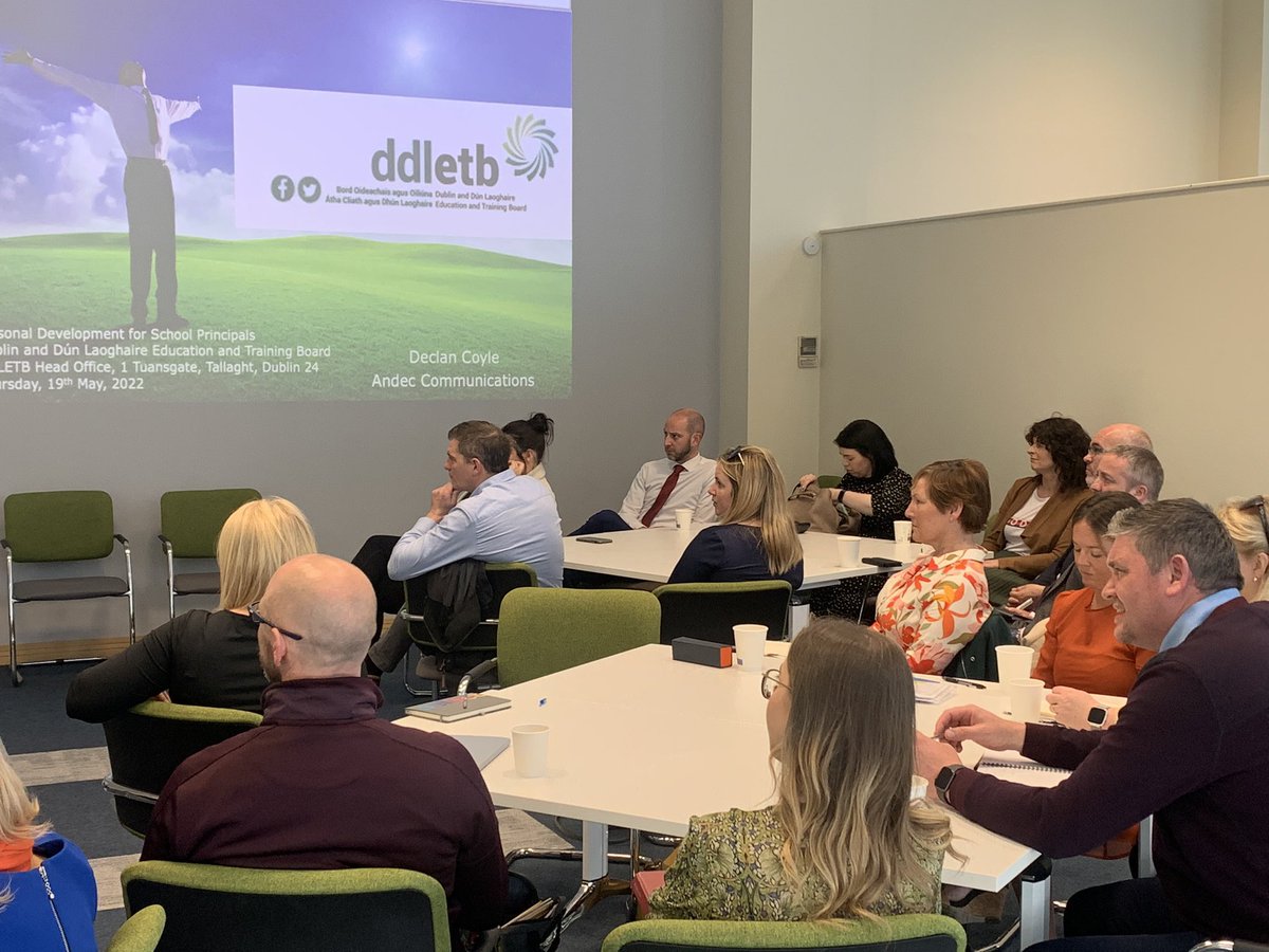 ddletb's tweet photo. “It’s not just about belief, it’s about the passion and emotion”. Positive messages from @DeclanCoyleNow. #ddletb #Teamddletb @ETBIreland #schoolleaders #ddletbCPD Positive Affirmations ✔️ #thegreenplatform https://t.co/RanjVRIfZ9