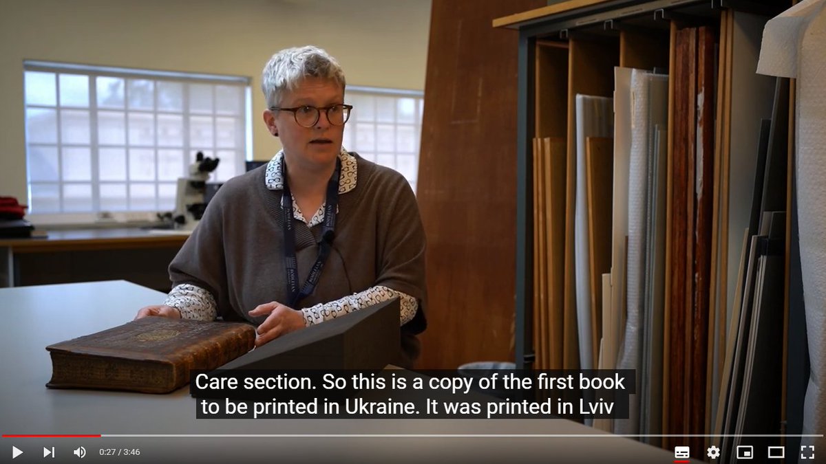 bodleianlibs's tweet photo. The first book to be printed in Ukraine was the Acts and Epistles of the Apostles (Lviv, 1574).

Discover more about this beautiful book in our new short film.
https://t.co/EDwxwywv3z https://t.co/PEUc1Clg3Y