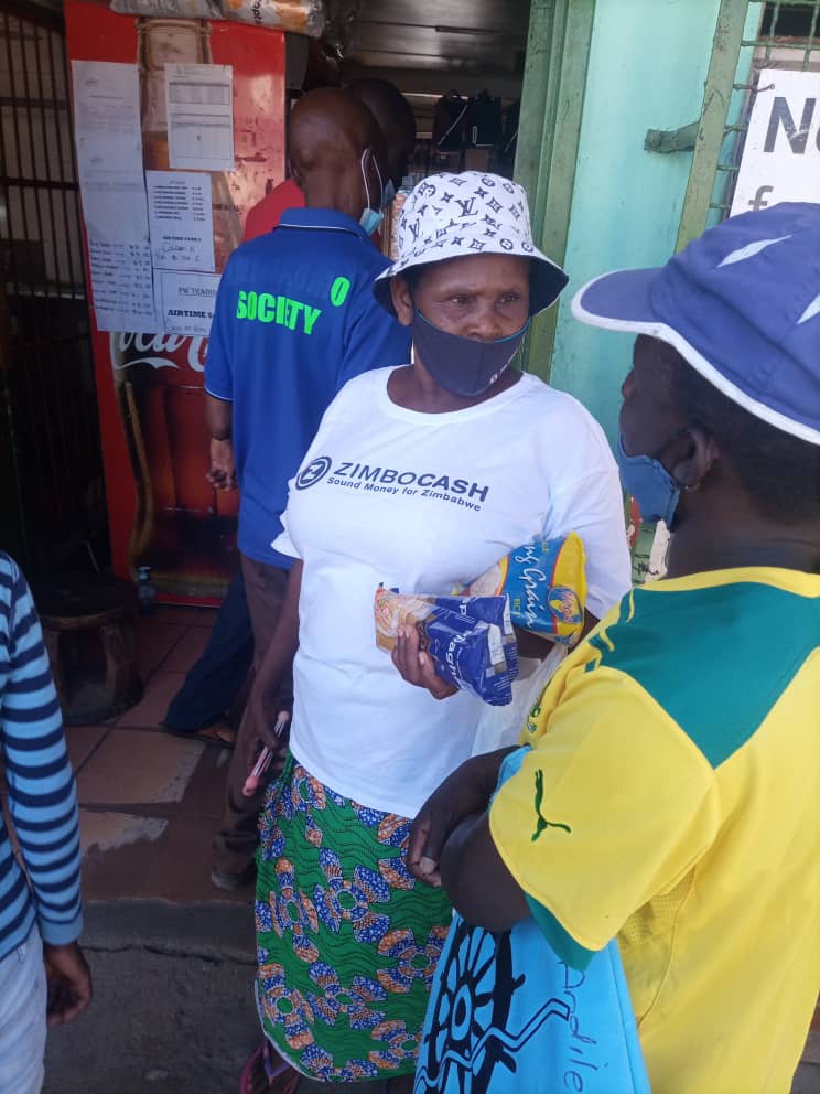 Our pilot is based in Njube where we’ve seen hundreds of people gathering at the store to buy their daily necessities in exchange for ZASH.