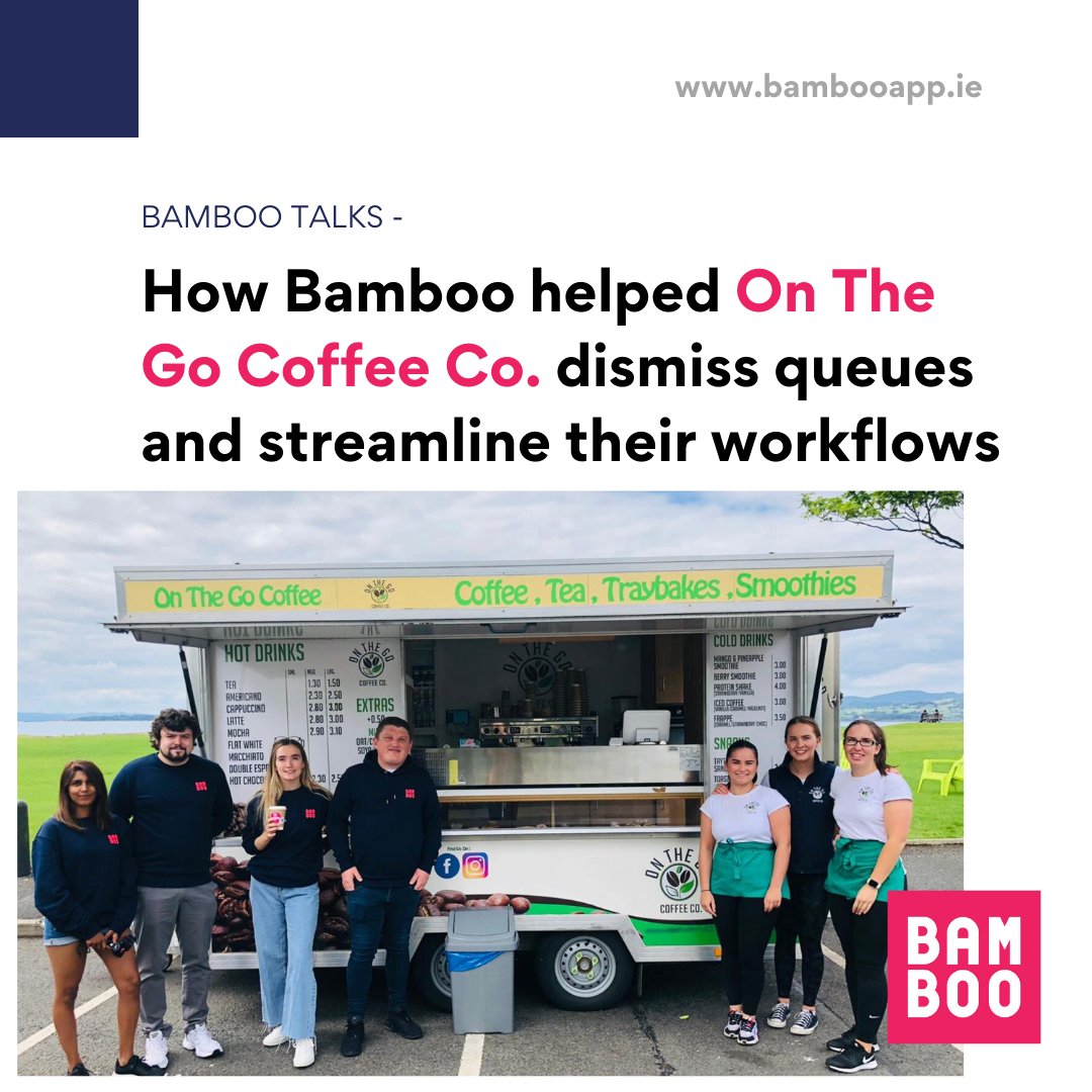 With a pandemic wrecking havoc on small businesses across the country, Andrea (owner) needed something that would be a speedy and contactless solution for her customers and team.

Read more 👇
bamboo.app/bamboo-talks/o…

#testimonial #bambooapp #onthegocoffee #ireland #coffee