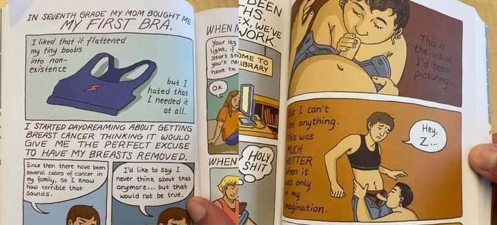 WilliamBarbMD's tweet photo. WTF ⚠️ This book is in Maryland school's it's indoctrination and disgusting we need @DanCoxEsq and @GSchifanelli in office. #dancoxforgovernor #dancoxformaryland #Baltimore #MDpolitics #alleganycounty #montgomerymd #fredrickmd https://t.co/zLqL5CassK