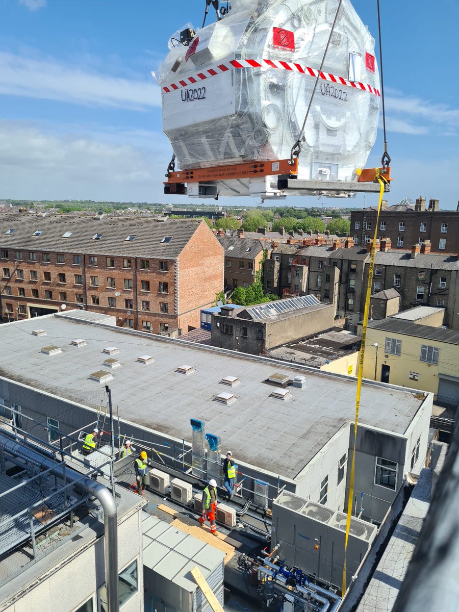 LouiseD30754664's tweet photo. Delighted to announce that we received delivery of our new MRI machine here in Temple Street with our new CT machine to follow. Thanks to #gehealthcare #Kavanaghs #Townlink. All made possible by our wonderful public donations via our Fundraising Department. 👏 Exciting times https://t.co/ebptdnc2sc