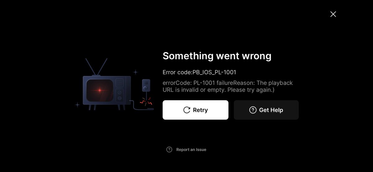 D_Stay_High's tweet photo. @disneyplusza Hello, wondering if you can help, been having this screen all morning on anything I try to watch. https://t.co/TDUAoTEG7S