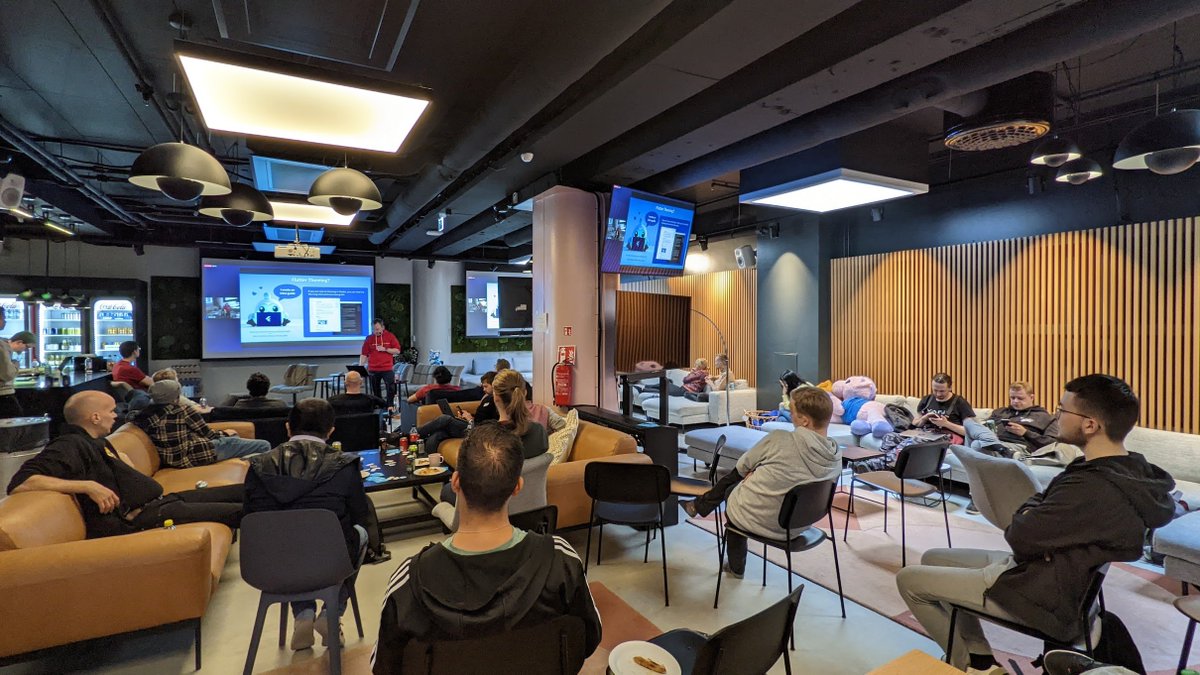 ulusoyapps's tweet image. @RydMike talked about theming Flutter applications, and the state of #Material3 design in #Flutter3. Everything about his talk at the meetup is available in his blog: rydmike.com/blog_m3_talk
#flutter @FlutterDev @FlutterComm @nlycskn