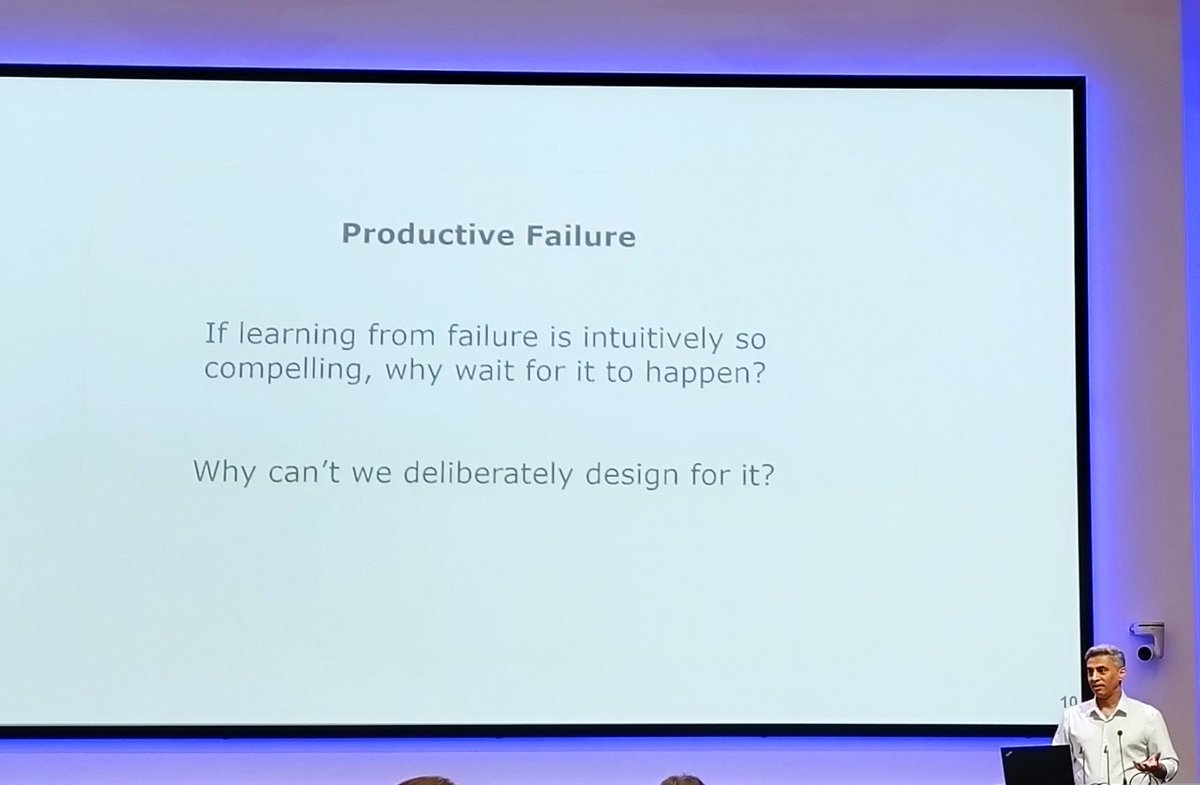 Mooka_Media's tweet photo. The problem of initial learning is that we learn very badly from very good teachers - Manu Kanpur #onlinelearning #eadl https://t.co/MxbnXZJWu9
