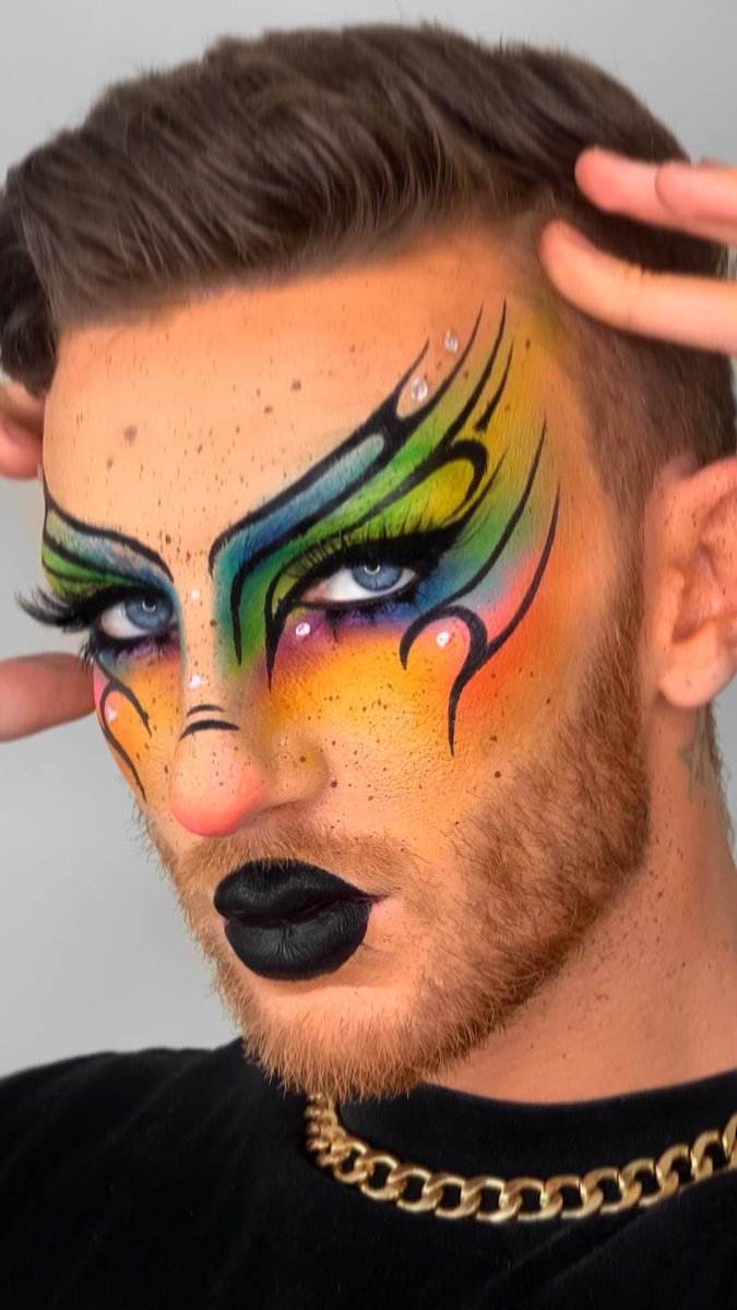 jaime_coburn's tweet photo. What can I say? My hand slipped. #makeup #graphiceyeliner #editorialmakeup https://t.co/eIw9vw6nUS