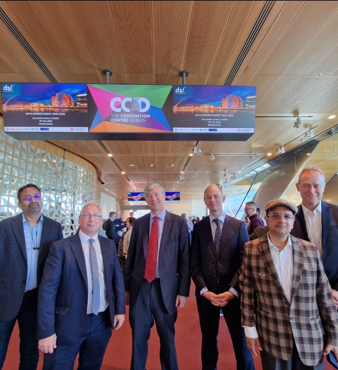 saks2's tweet photo. Steller attendees at the Brilliant turnout in the Data Science Summit at the Convention Centre Dublin - Welcoming Minister of State Ossian Smyth #DSSummit22 https://t.co/jUCdqfwtgr