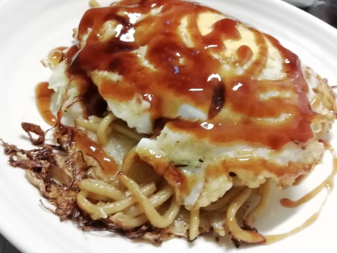 広島風お好み焼きのtwitterイラスト検索結果