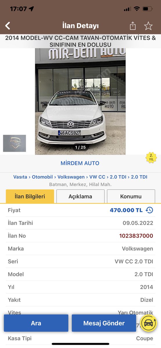 mirdemauto's tweet photo. MİRDEM AUTO https://t.co/jnJeHtAprC