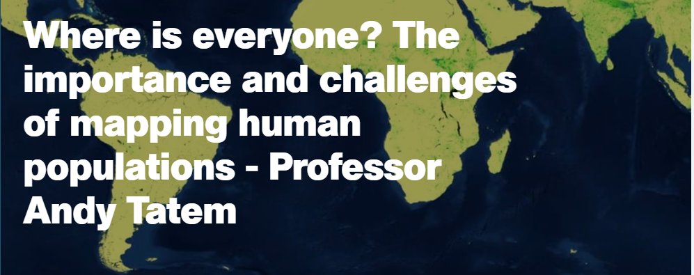 WorldPopProject's tweet photo. 'Where is everyone?' Tomorrow our director Prof. Andy Tatem talks on the importance and challenges of #mapping human #populations 7pm (UTC +1) 26 May @RGS_IBG #demography #populationestimates #opengeodata Book to get a link: https://t.co/8JEITDNsWM https://t.co/tQACOzMfZl