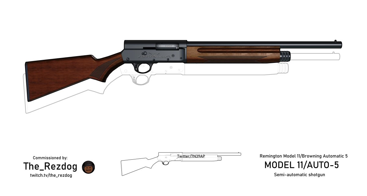7N39AP's tweet photo. Model 11/Auto-5
Thank you @The_Rezdog (https://t.co/hEZpdO1bnZ) for commissioning Model 11/Auto-5 ๐
#Auto5 #Model11 https://t.co/OHlicIeNPB