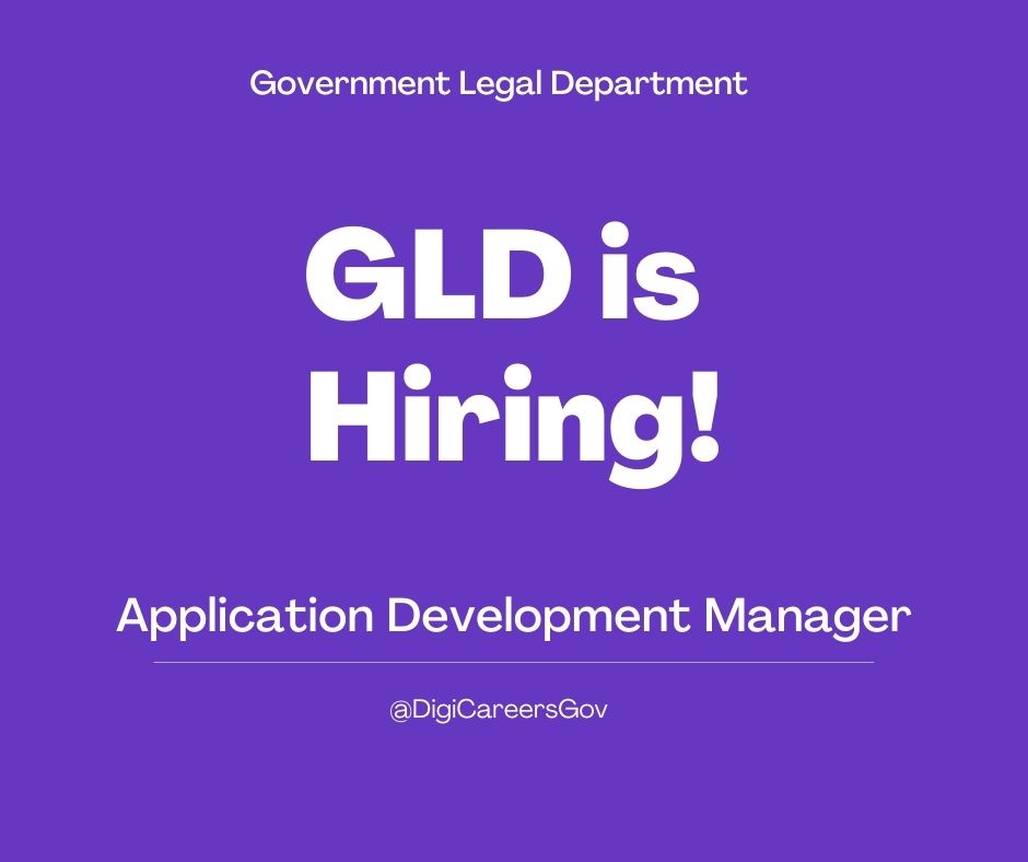 Digital careers in UK government (@digicareersgov) on Twitter photo Looking for an Application Development Manager to join the <a href="/GovernmentLegal/">Government Legal Department</a> team!
📍Based in London
💰Salary Range - £61,000 - £65,000 + DDaT pay allowance of up to £15000 depending on capability
To find out more and Apply, please follow the link - gdscareers.tal.net/vx/appcentre-e… Looking for an Application Development Manager to join the <a href="/GovernmentLegal/">Government Legal Department</a> team!
📍Based in London
💰Salary Range - £61,000 - £65,000 + DDaT pay allowance of up to £15000 depending on capability
To find out more and Apply, please follow the link - gdscareers.tal.net/vx/appcentre-e…