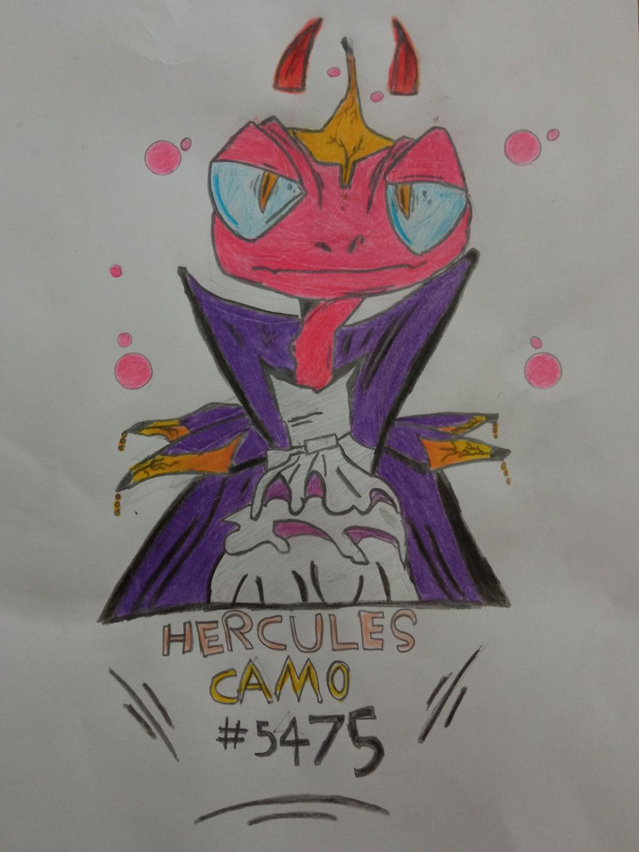 talipoki's tweet photo. I spent a lot of time on this painting, I hope you like it
@CamoChameleonC
#CCC
 DC:HERCULES | CAMO #5475 https://t.co/NTmA90zRJT