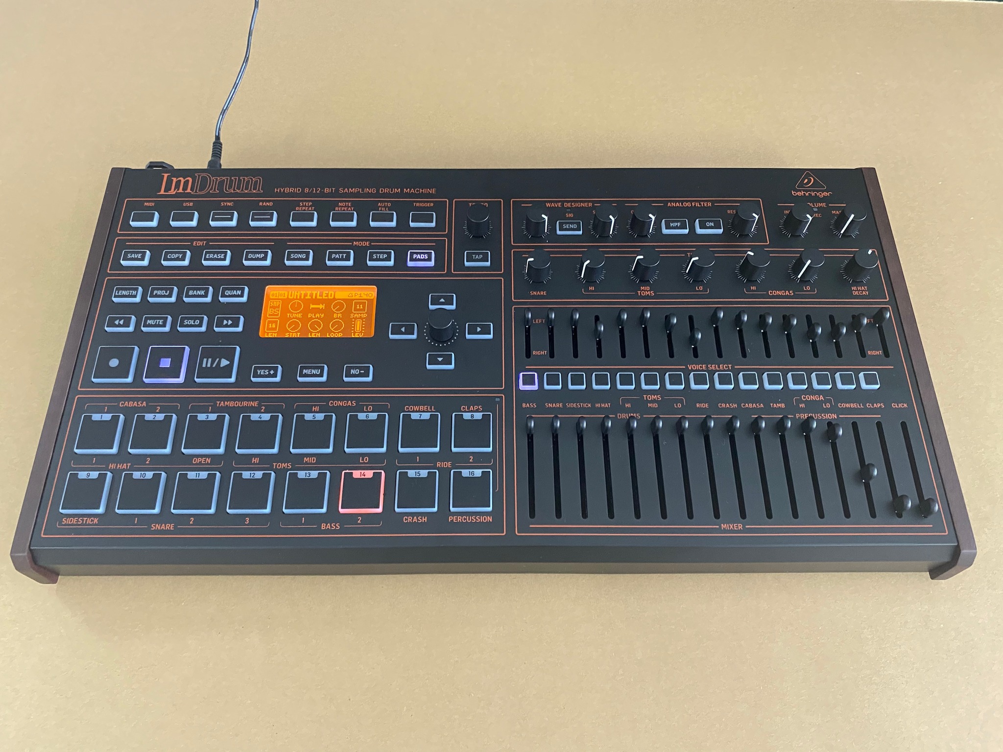 Behringer LM Drum サンプラー/ドラムマシン Behringer | Product | LM