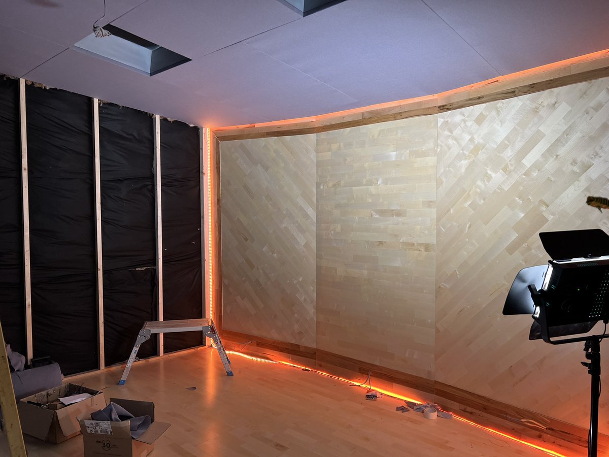 Circlestudios's tweet photo. Studio C update… nearly there!
.
#recordingstudiobuild #acoustics https://t.co/g0SNWeFYQt