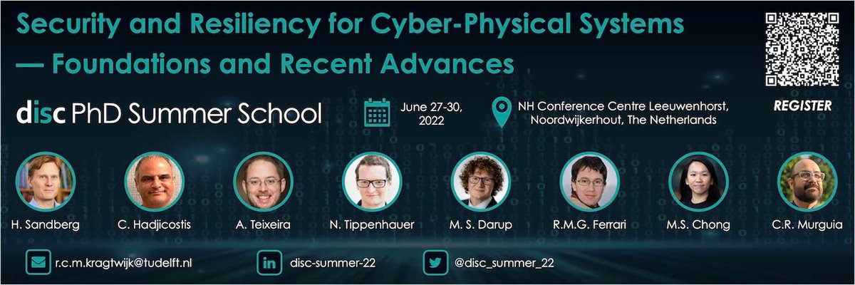 TU/e Mechanical Engineering (@tue_mech) on Twitter photo No specific plans for this summer yet? Our Assistant Prof <a href="/mst_chong/">Michelle Chong</a> is co-running a Summer School on Security and Resiliency for Cyber-Physical Systems. Find out more here ๐๐๐
tue.nl/en/our-universโฆ No specific plans for this summer yet? Our Assistant Prof <a href="/mst_chong/">Michelle Chong</a> is co-running a Summer School on Security and Resiliency for Cyber-Physical Systems. Find out more here ๐๐๐
tue.nl/en/our-universโฆ