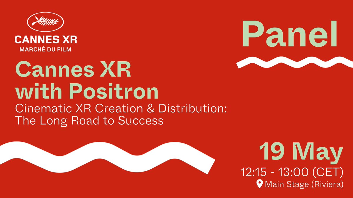 Hear from experienced XR creators who have forged innovative narratives in virtual reality at our @CannesXR panel with <a href="/gopositron/">Positron</a>! 🗣️ <a href="/arrahman/">A.R.Rahman</a> <a href="/jeffreytravis/">Jeffrey Travis</a> @CanalDidie 👉 bit.ly/MDF22Positron