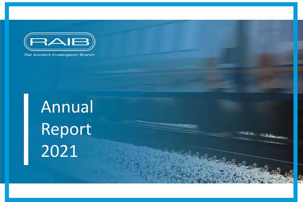 RailDaily's tweet image. RAIB publishes its annual report for 2021 - news.railbusinessdaily.com/?p=61059