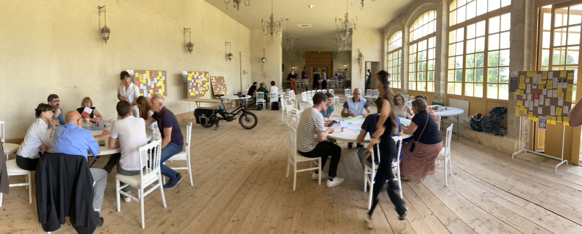 EISENMANLaurent's tweet photo. It’s time to brainstorm ! Favoriser les mobilités rurales …. #TECH4MOBILITY https://t.co/95ZVj8N4iR