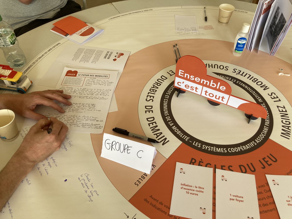EISENMANLaurent's tweet photo. It’s time to brainstorm ! Favoriser les mobilités rurales …. #TECH4MOBILITY https://t.co/95ZVj8N4iR