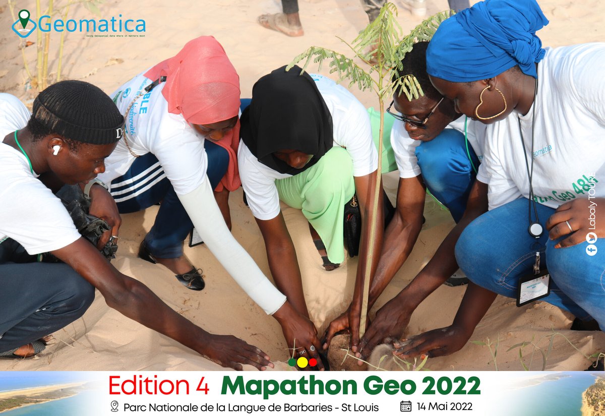 #MapathonGeo 48H

Geomatica a organisé l'édition 4 du Mapathon Geo48h dans le parc National de la Langue de Barbarie les 14 et 15 mai 2022.

Mention spéciale à tous les participants venus de plusieurs régions du Sénégal.

Oui, ensemble, c'est possible.
#geomatica #Senegal