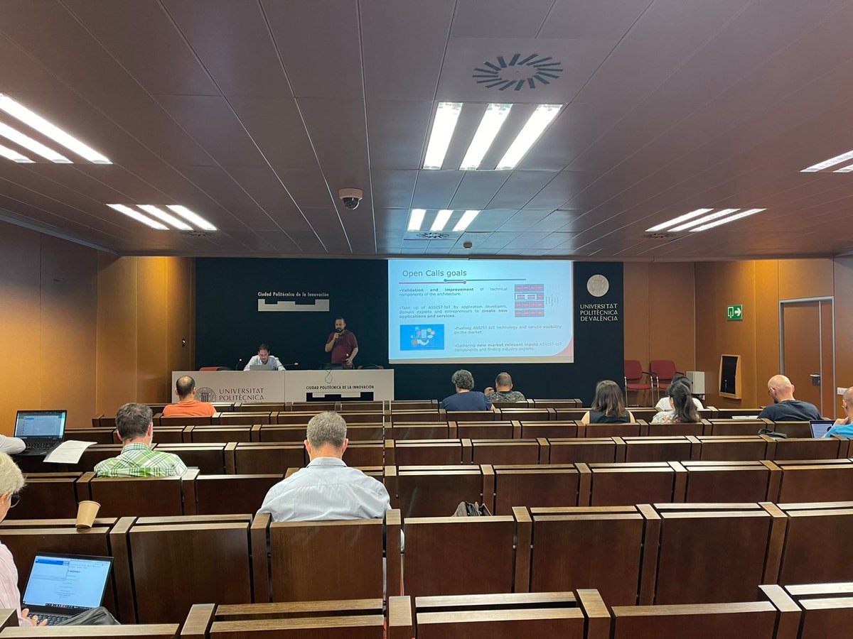 AssistIot's tweet image. #LearnaboutASSISTIoT The ASSIST-IoT 4th GA meeting continues today, for the third day. On this final day of the meeting, partners are discussing about the open calls management and the preparations of the final review. 
#ASSISTIoT #IoT #Consortium #project #facetoface #NGIoT