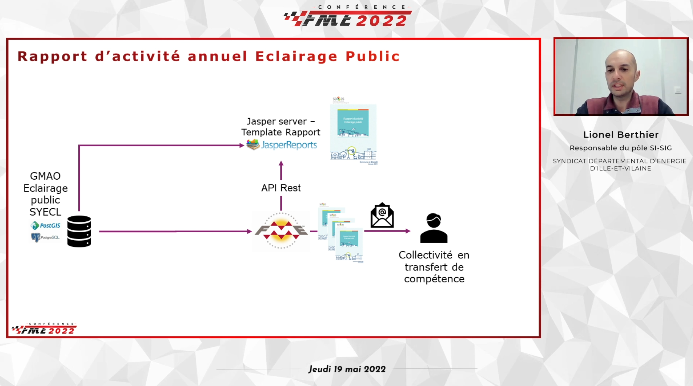 Veremes_Info's tweet image. Dernière intervention de la Conférence FME 2022 : Lionel Berthier du @SDE35_ qui présente une utilisation diversifiée de FME au SDE35 dans un système d&apos;information hétérogène.

#FME #FMEData #FMEWT2022  #FMEWT