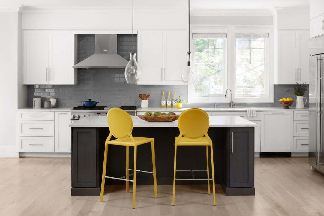 joystreetdesign's tweet photo. Lively colors and patterns set the tone for these joyful, family-friendly kitchens by our Oakland interior design studio. See more of our work:

https://t.co/Y4lgo1MXS7 https://t.co/QTkbqeC19D