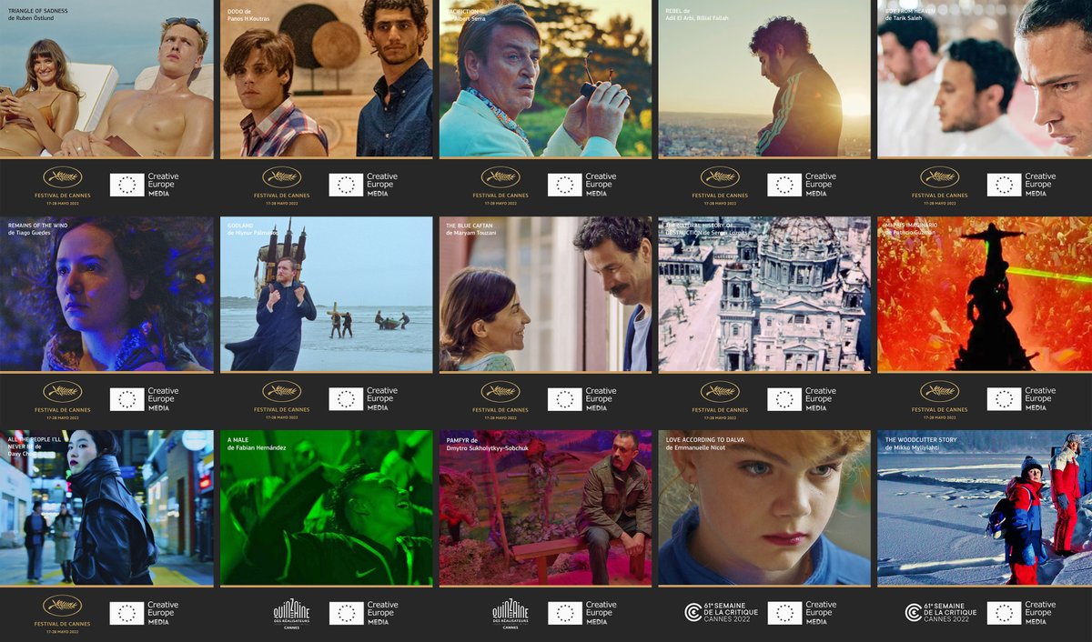 OficinaMEDIAEs's tweet photo. Festival de Cannes 2022: Descubre las películas apoyadas por @MEDIAprogEU 🇪🇺 que pueden verse en sus diferentes secciones.
Clic aquí > https://t.co/EjMP5rdJY5
#Cannes2022 #MEDIA #ProudToSupportTheBest https://t.co/9IPw4O5pfu